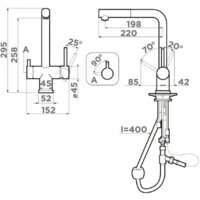 Omoikiri Takamatsu-S LG (светлое золото) Image #6