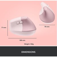 Logitech Lift (розовый) Image #9
