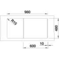 Blanco Zia XL 6 S 527399 (вулканический серый, клапан-автомат) Image #5