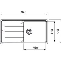 Franke Basis BFG 611-97 114.0676.287 (капучино) Image #2