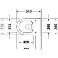 Duravit DuraStyle 2557090000 (без сиденья) Image #2