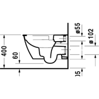 Duravit DuraStyle 2557090000 (без сиденья) Image #3