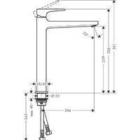 Hansgrohe Metropol 32512140 (бронзовый) Image #3