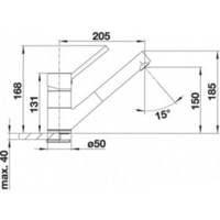 Blanco Antas-S Silgranit (хром/жасмин) [515351] Image #2