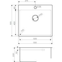 Omoikiri Amadare 55-IN 4993718 (нержавеющая сталь) Image #2