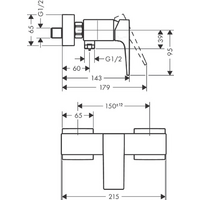 Hansgrohe Metropol 32560700 (белый матовый) Image #2
