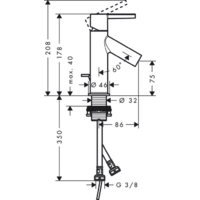 Axor Starck 10102000 (хром) Image #2