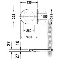Duravit Durastyle Basic Soft Close (0020790000) Image #2