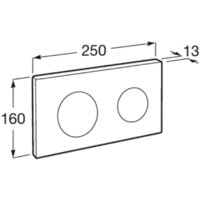 Roca PL10 Dual (One) A890189206 (черный матовый) Image #2