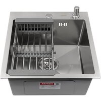 ARFEKA Eco AR мойка 450*500, коландер, дозатор Satin Decor Image #2