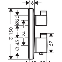 Hansgrohe Ecostat S 15757000 Image #3