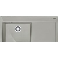 Franke Mythos MTK 611-100 (жемчужный серый, чаша слева)