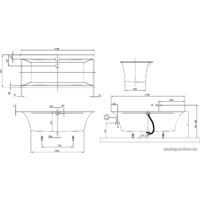 Villeroy & Boch Squaro Edge 12 (UBQ170SQE2DV) 170x75 Image #6